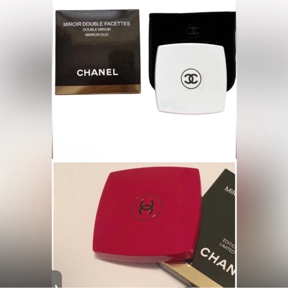 NWT Chanel White Double sided Mirror price for one - Picture 2 of 9